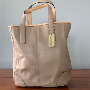 Coach Leather Tote Bag
